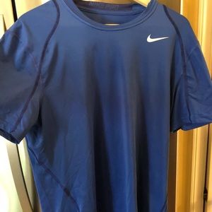 Blue nike shirt